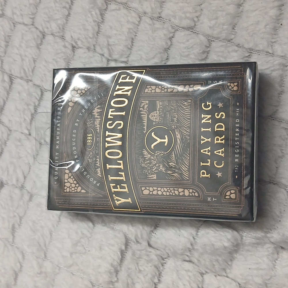 Theory 1886 Yellowstone Playing Cards NWT